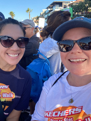 Mrs. Haynes and Mrs. Sepulveda at Skechers Walk 2022